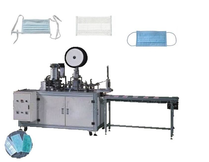 Disposable Breathing Medical Mask Making Machine 30-40 Pieces / Min Production Efficiency